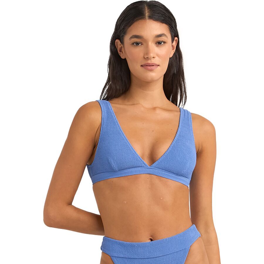 backcountry Rhythm Isla Rib Tall Tri Bikini Top - Women's Cornflower