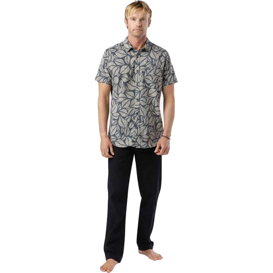 Backcountry Rip Curl Fun Times Technical Short-Sleeve Shirt - Men's Navy