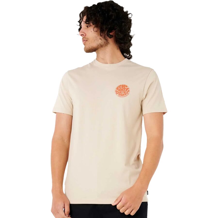 Backcountry Rip Curl Wettie Icon Short-Sleeve T-Shirt - Men's Vintage White