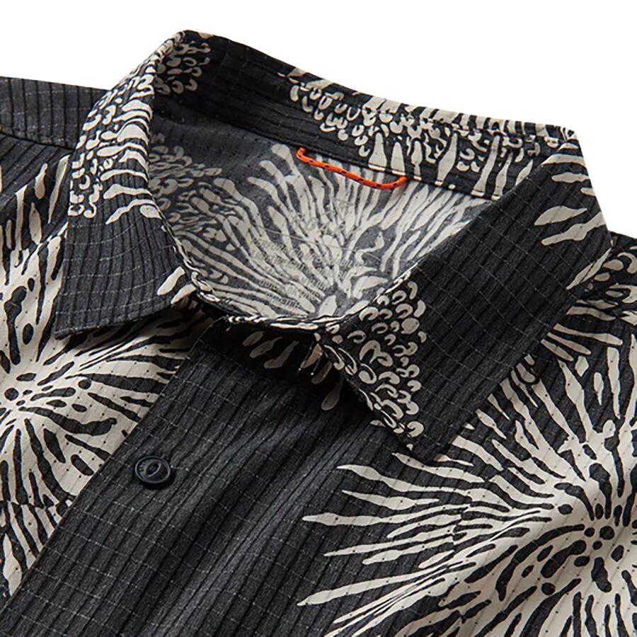 Backcountry Roark Bless Up Short-Sleeve Shirt - Men's Black Floral