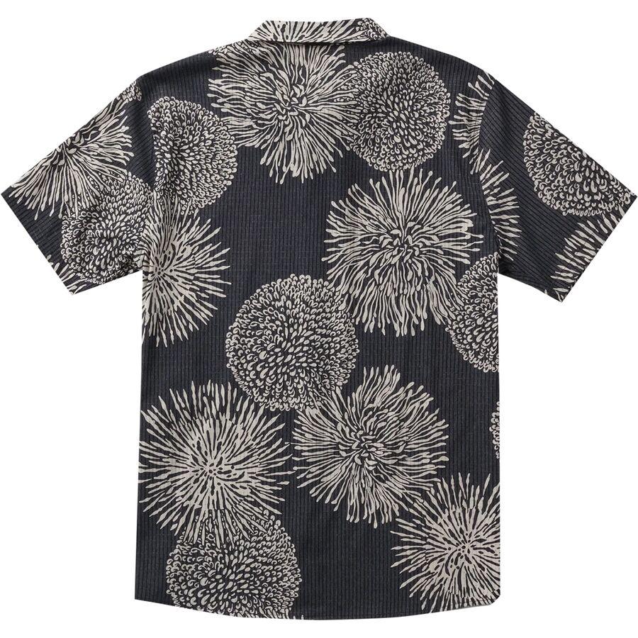 Backcountry Roark Bless Up Short-Sleeve Shirt - Men's Black Floral