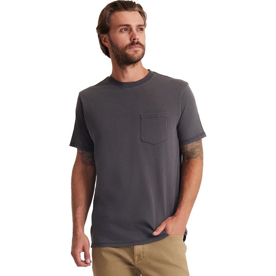 backcountry Roark Made To Fade T-Shirt - Men's Washed Black