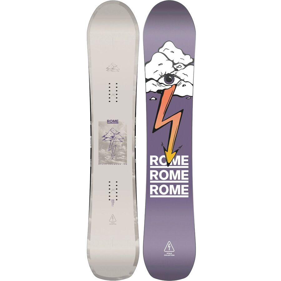 backcountry Rome Stale Crewzer Snowboard - 2025 White