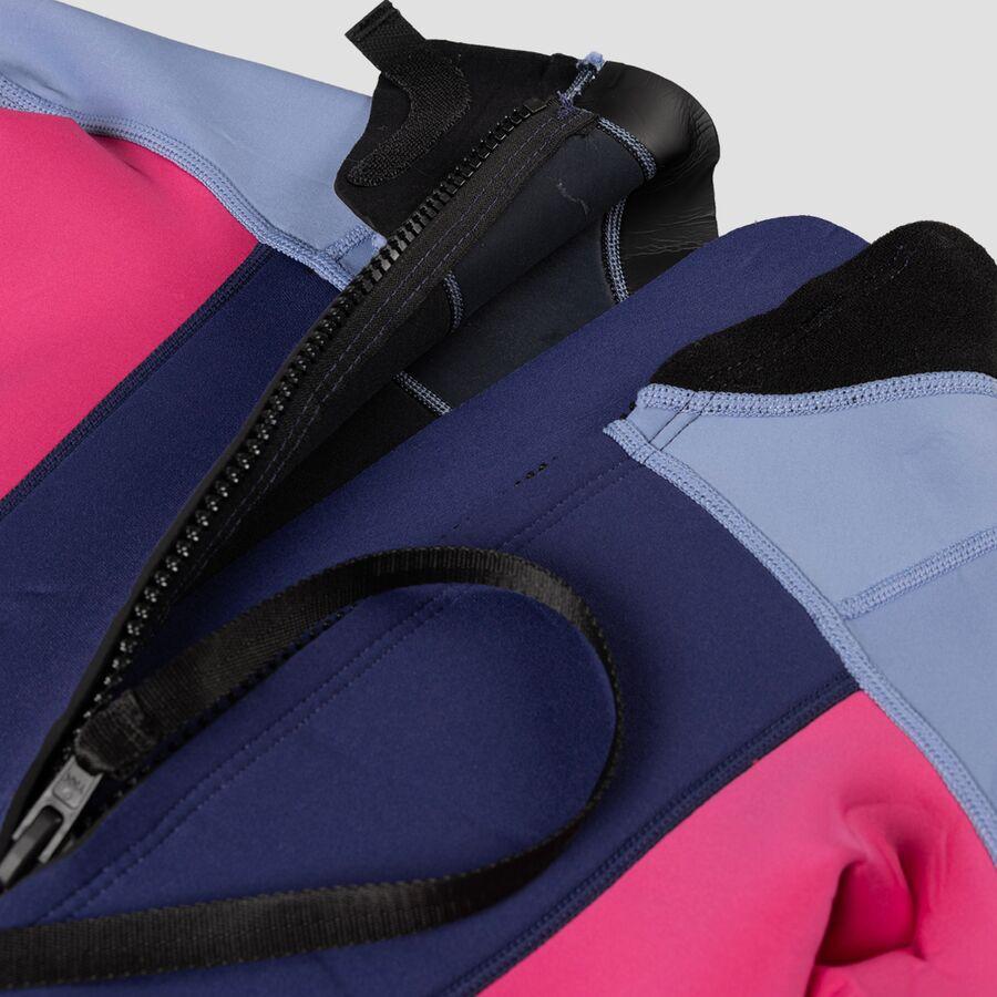 Backcountry Roxy 3/2 Prologue Back Zip FLT Wetsuit - Girls' Dark Denim