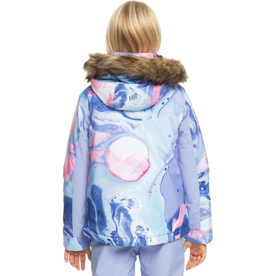 Backcountry Roxy American Pie Jacket - Girls 2024 Azure Blue Landscape