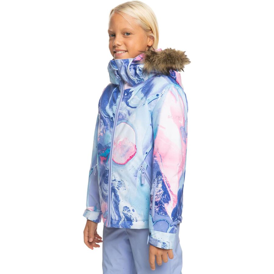 Backcountry Roxy American Pie Jacket - Girls 2024 Azure Blue Landscape