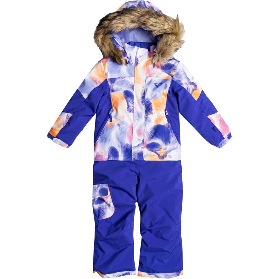 backcountry Roxy Sparrow Jump Snowsuit - Girls' Bright White Pansy Pansy Rg2024