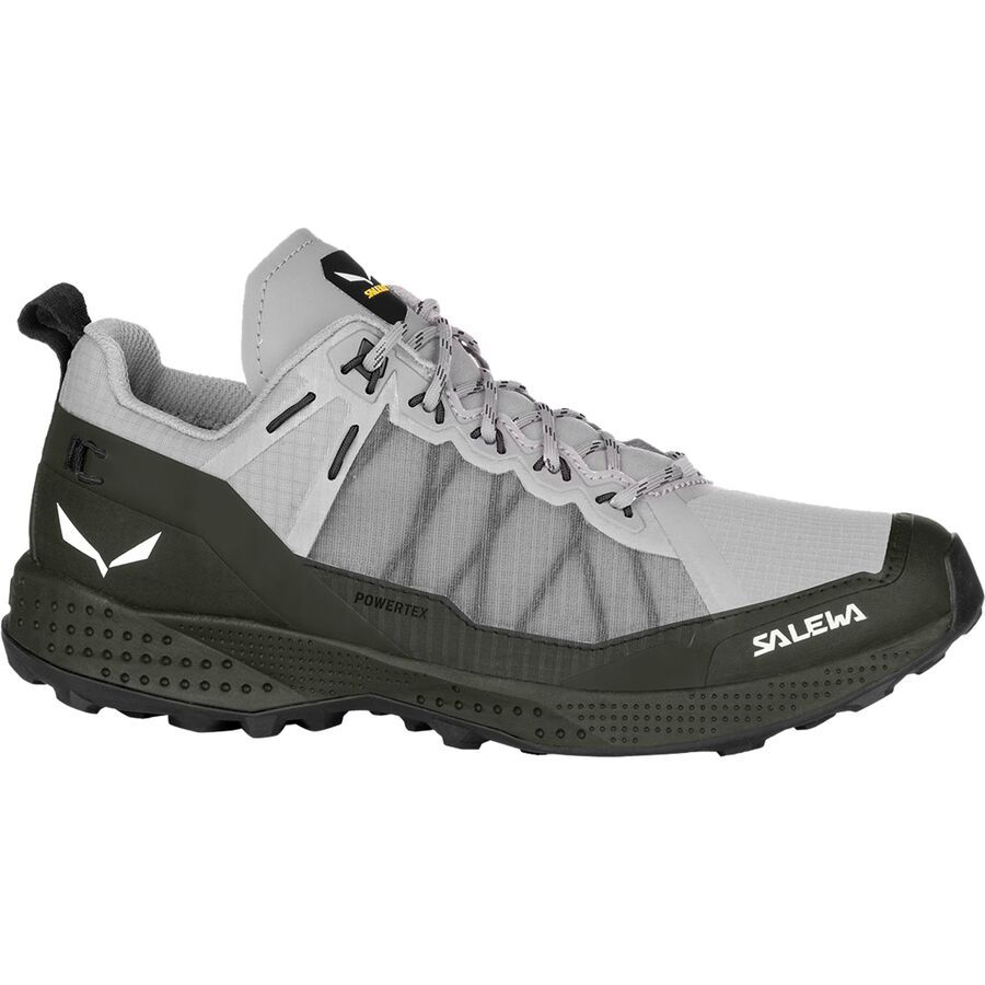 backcountry Salewa Pedroc PTX Hiking Shoe - Men's Alloy/Dark Olive