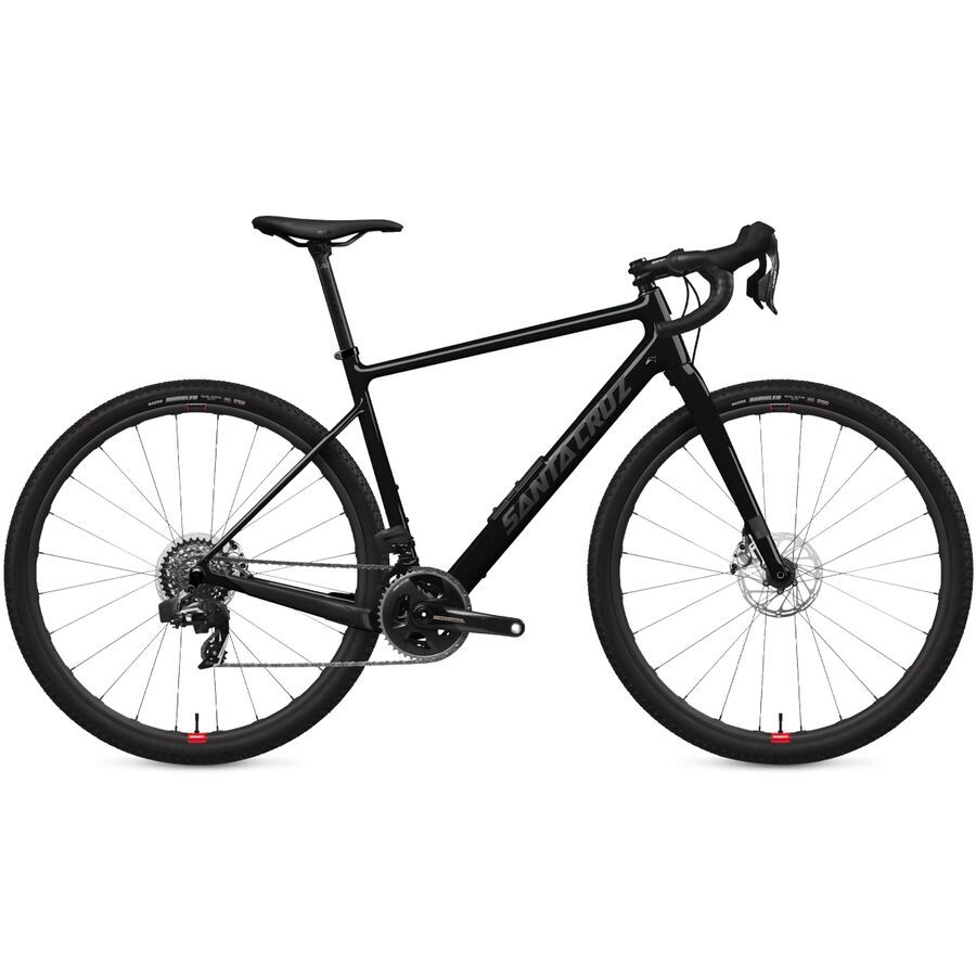 backcountry Santa Cruz Bicycles Stigmata CC Red/Force AXS 2x Gravel Bike Gloss Black Sparkle
