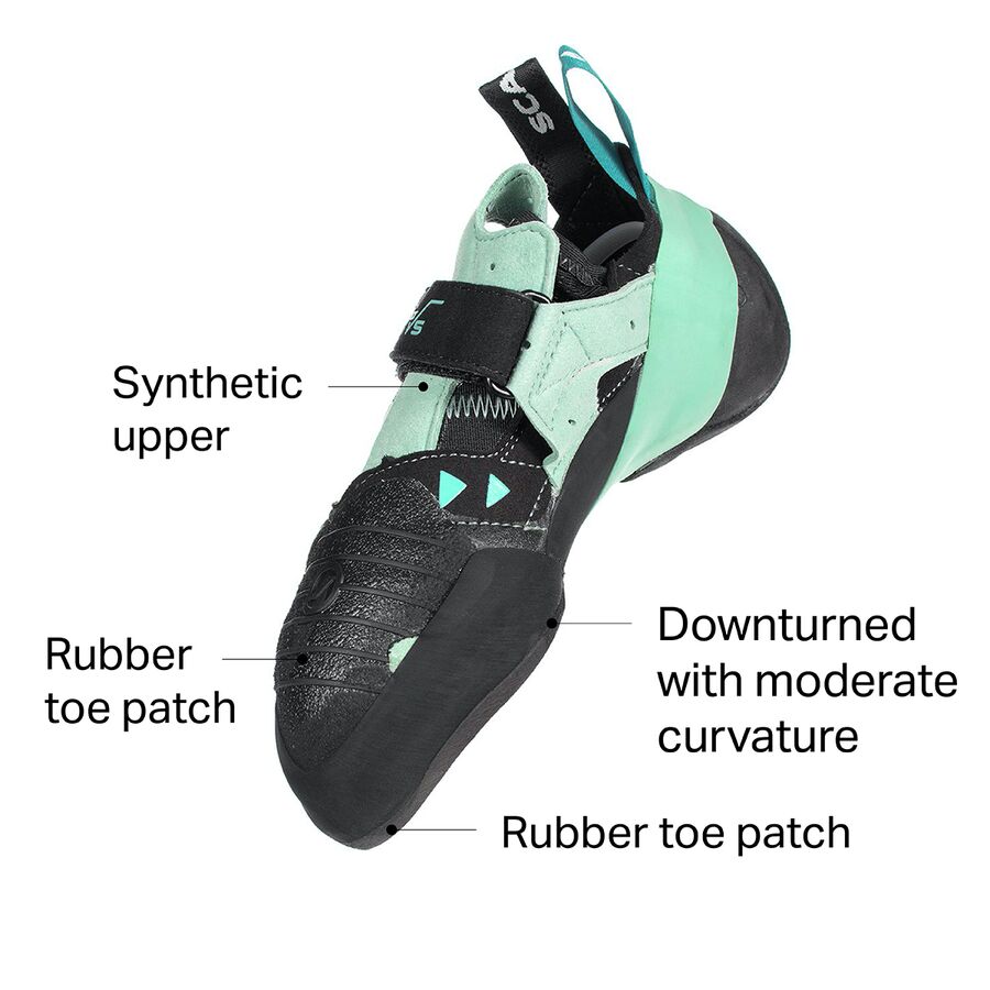 Backcountry Scarpa Instinct VS Climbing Shoe - Women's Black/Aqua