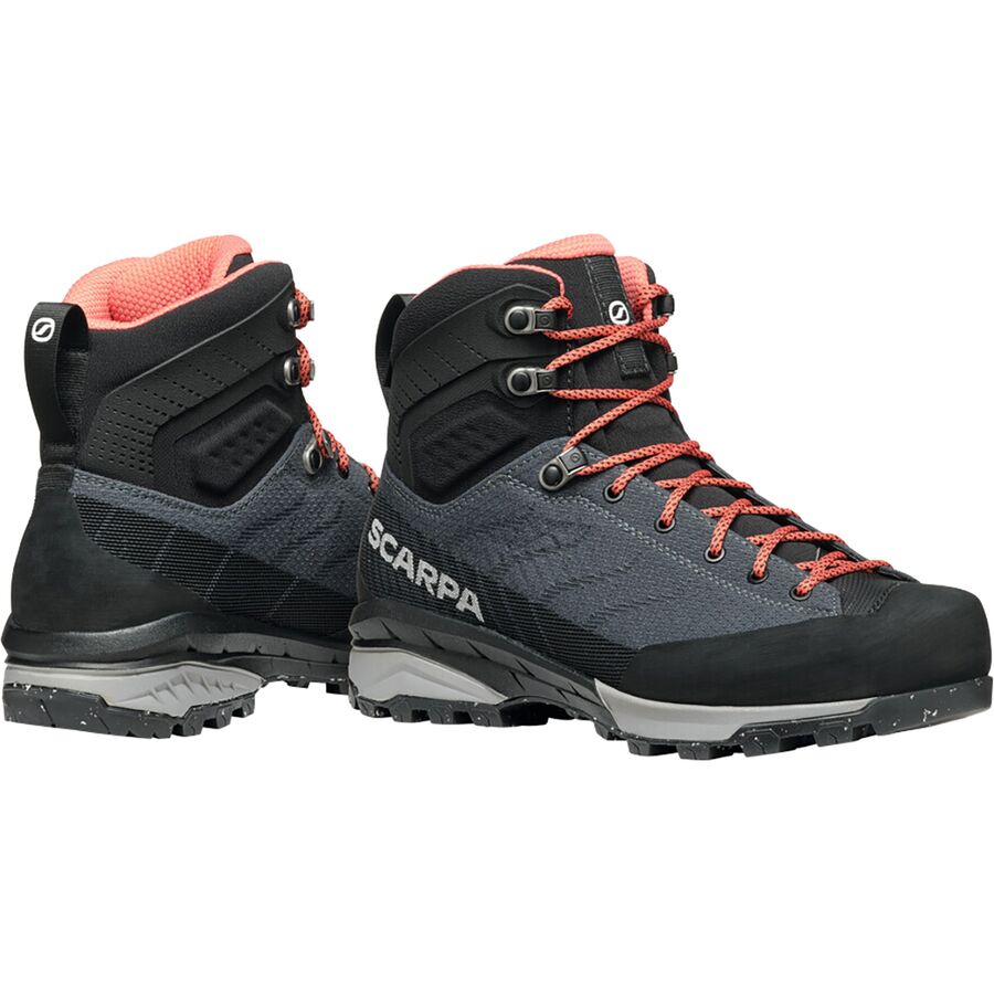 Backcountry Scarpa Mescalito TRK Planet GTX Hiking Boot - Women's Grey/Coral