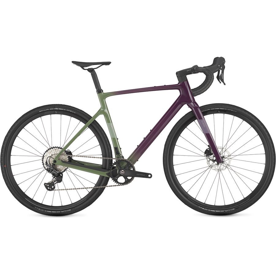 backcountry Scott Addict Gravel 40 Gravel Bike Olive Green/Blackberry Purple