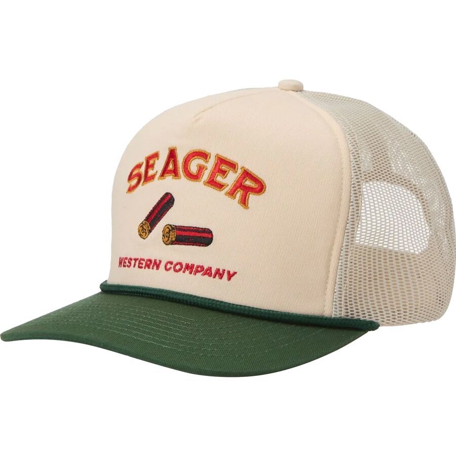 backcountry Seager Co. Gone Huntin' Snapback Cream/Green