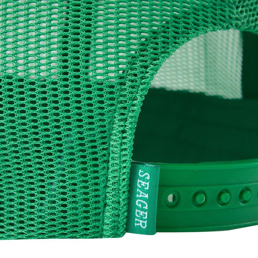 Backcountry Seager Co. Good Luck All Mesh Snapback Hat Green