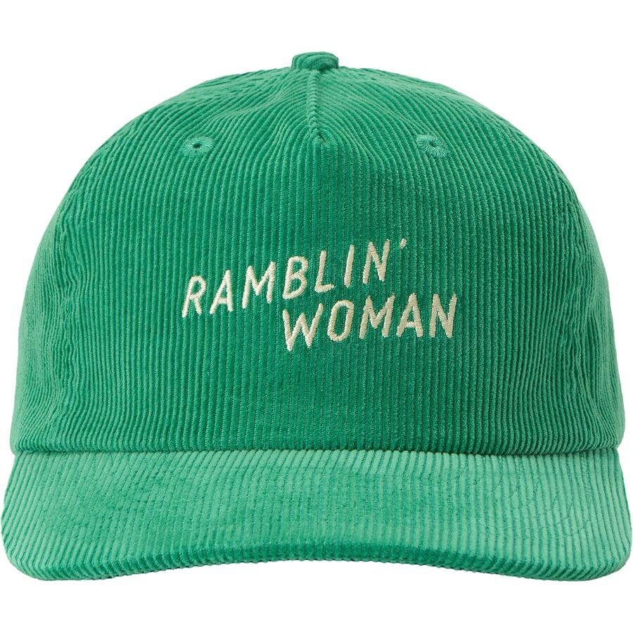 Backcountry Seager Co. Ramblin' Cord Snapback Hat - Women's Green
