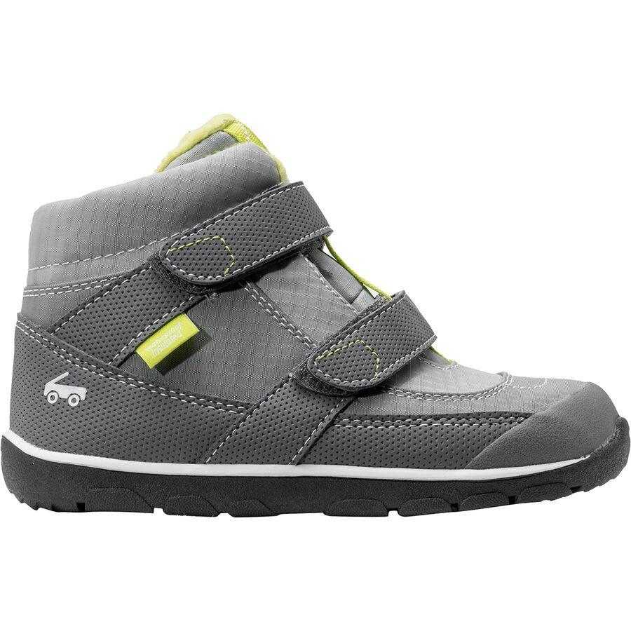 backcountry See Kai Run Atlas II Waterproof Insulated Boot - Toddler Boys' Gray/Lime