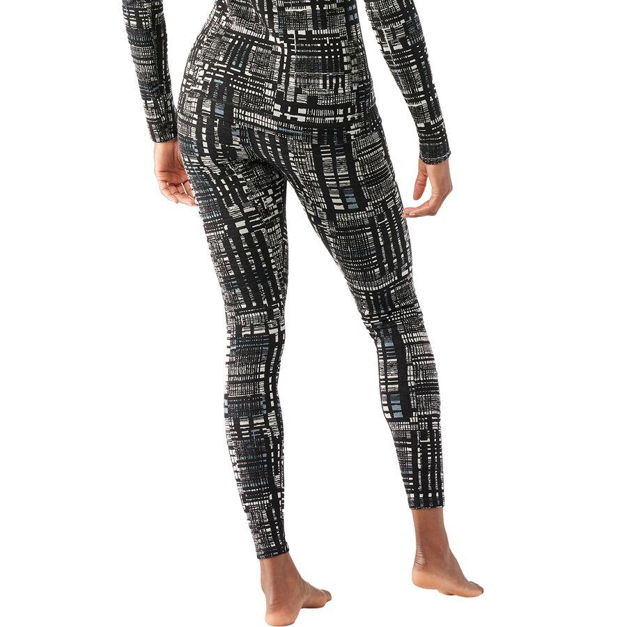 Backcountry Smartwool Classic Thermal Merino Baselayer Bottom - Women's Black Digi Plaid