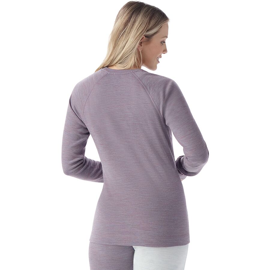 Backcountry Smartwool Classic Thermal Merino Crew Baselayer - Women's Chalk Violet Heather