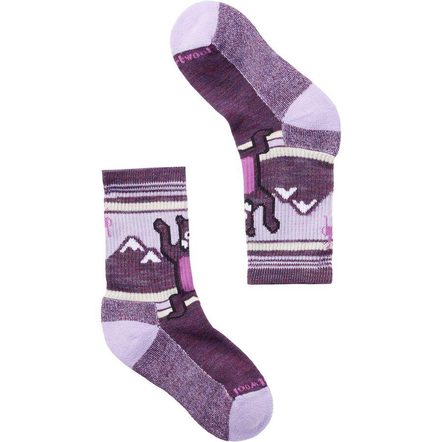 Backcountry Smartwool Hike Light Cushion Hiking Bear Crew Sock - Kids' Medium Gray