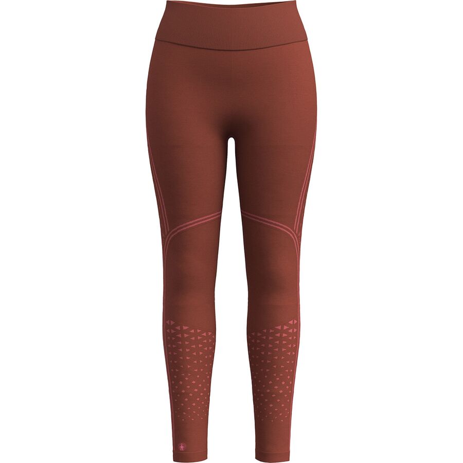 Backcountry Smartwool Intraknit Active Base Layer Bottom - Women's Pecan Brown/Guava Pink