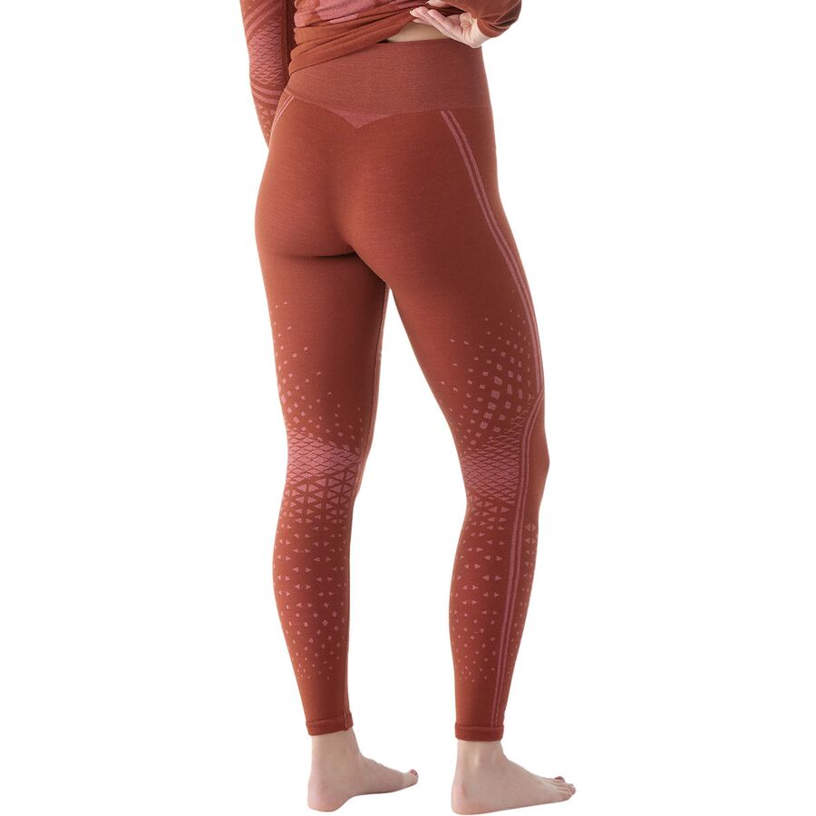 Backcountry Smartwool Intraknit Active Base Layer Bottom - Women's Pecan Brown/Guava Pink