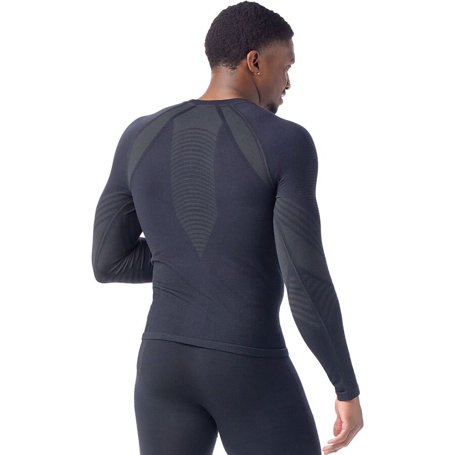 Backcountry Smartwool Intraknit Active Base Layer Crew - Men's Black/Black