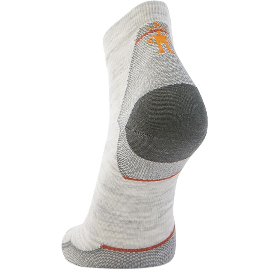 Backcountry Smartwool Run Zero Cushion Ankle Sock Ash