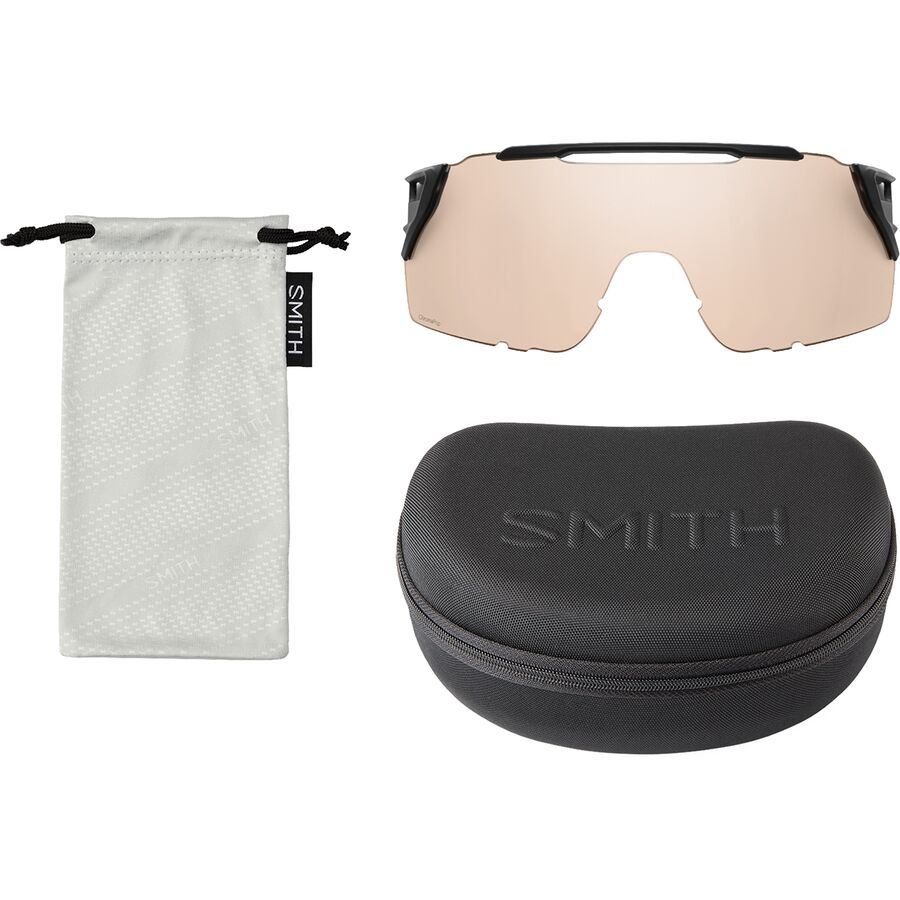 Backcountry Smith Attack MAG MTB ChromaPop Sunglasses Matte Black/ChromaPop Red Mirror