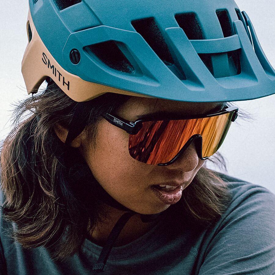 Backcountry Smith Bobcat ChromaPop Sunglasses Black/ChromaPop Red Mirror