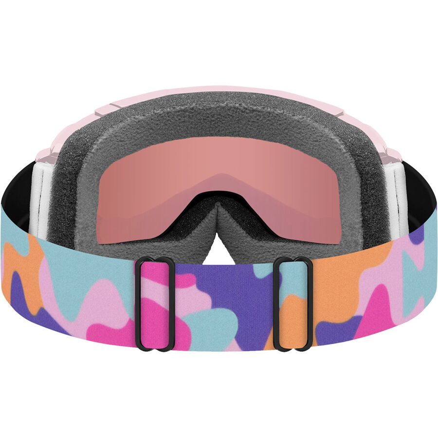 Backcountry Smith Grom ChromaPop Goggles - Kids' Carnation Puzzle/ChrPop Everyday Violet Mir