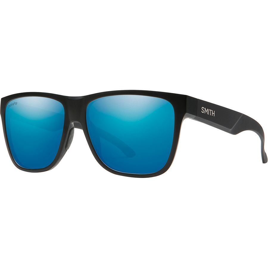 backcountry Smith Lowdown XL 2 ChromaPop Polarized Sunglasses Matte Black/Blue Mirror Polarized
