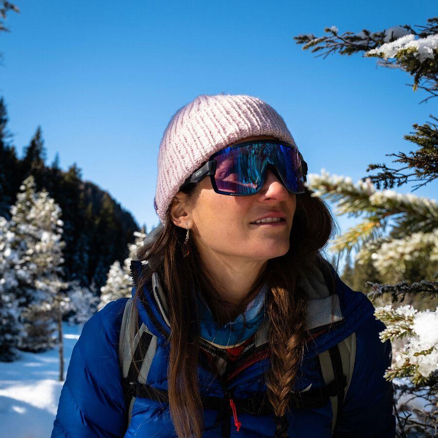 Backcountry Smith Wildcat ChromaPop Sunglasses Matt Black/ChromPop Glacier PhtoChrom Cop Blue Mir