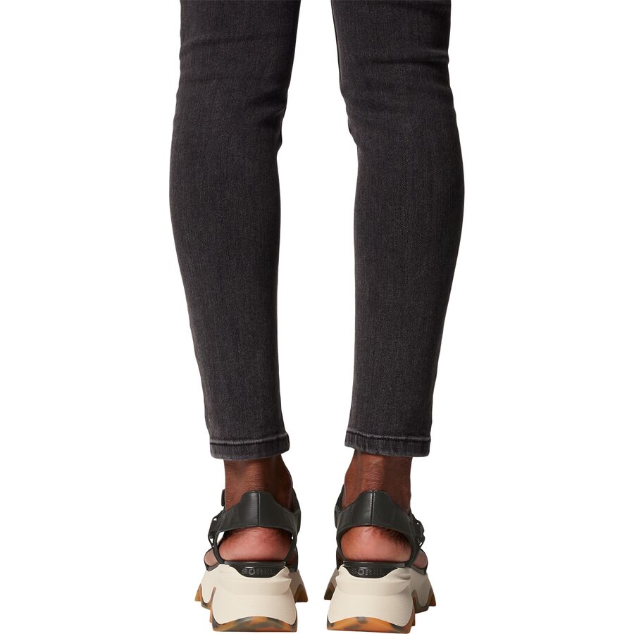 Backcountry SOREL Kinetic Impact Y-Strap High Sandal - Women's Black/Chalk