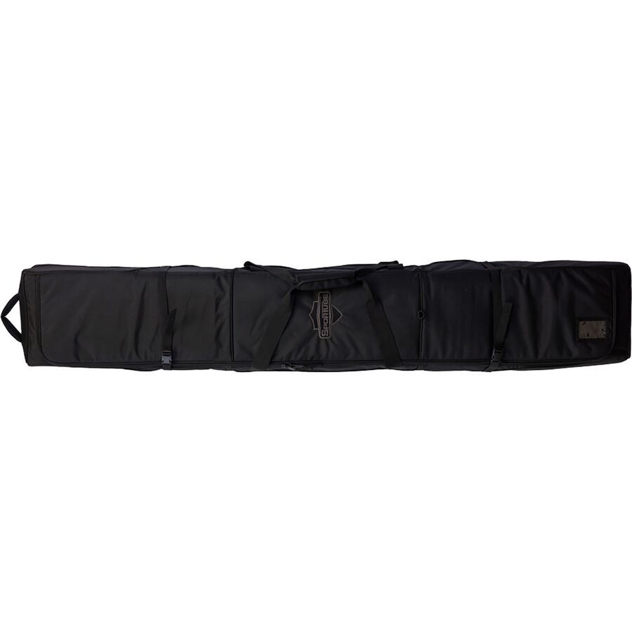 backcountry Sportube Ski Shield Wheeled Double Ski Bag Stealth Black