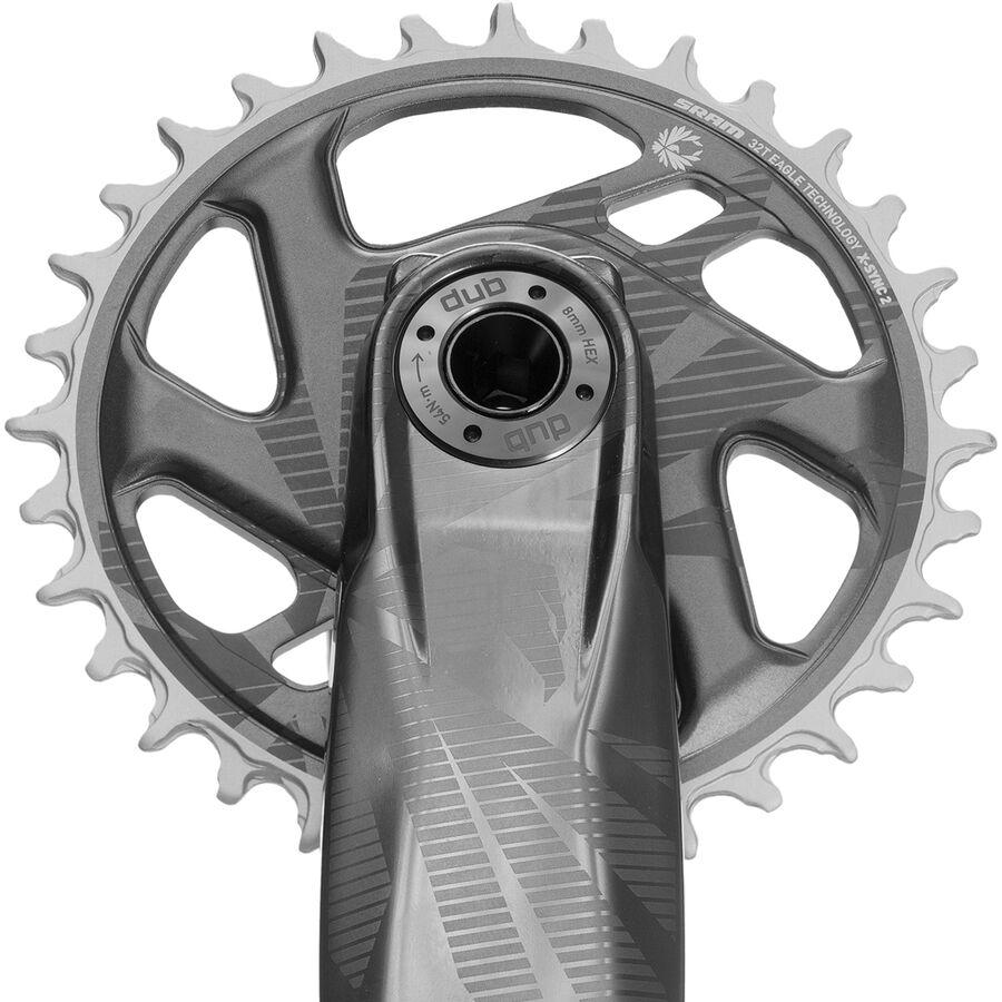Backcountry SRAM GX Eagle DUB Crankset - Boost Lunar Grey