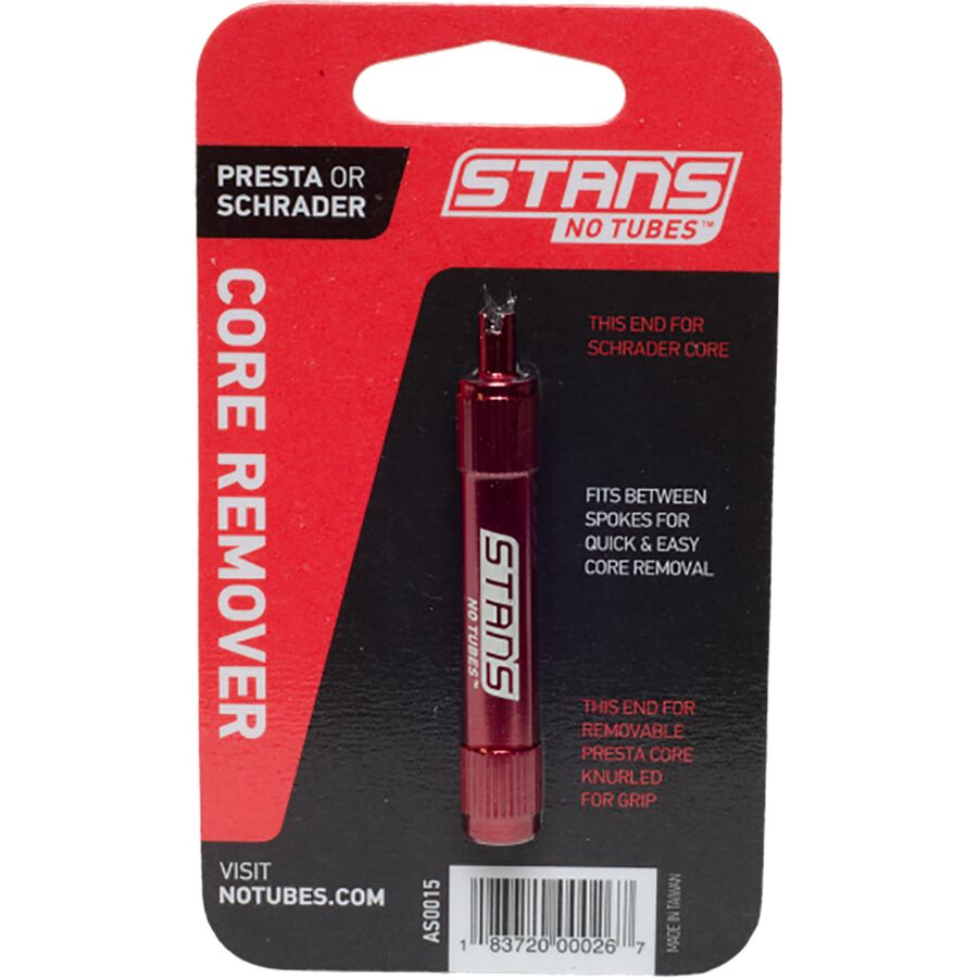 Backcountry Stan's NoTubes Valve Core Removal Tool Red