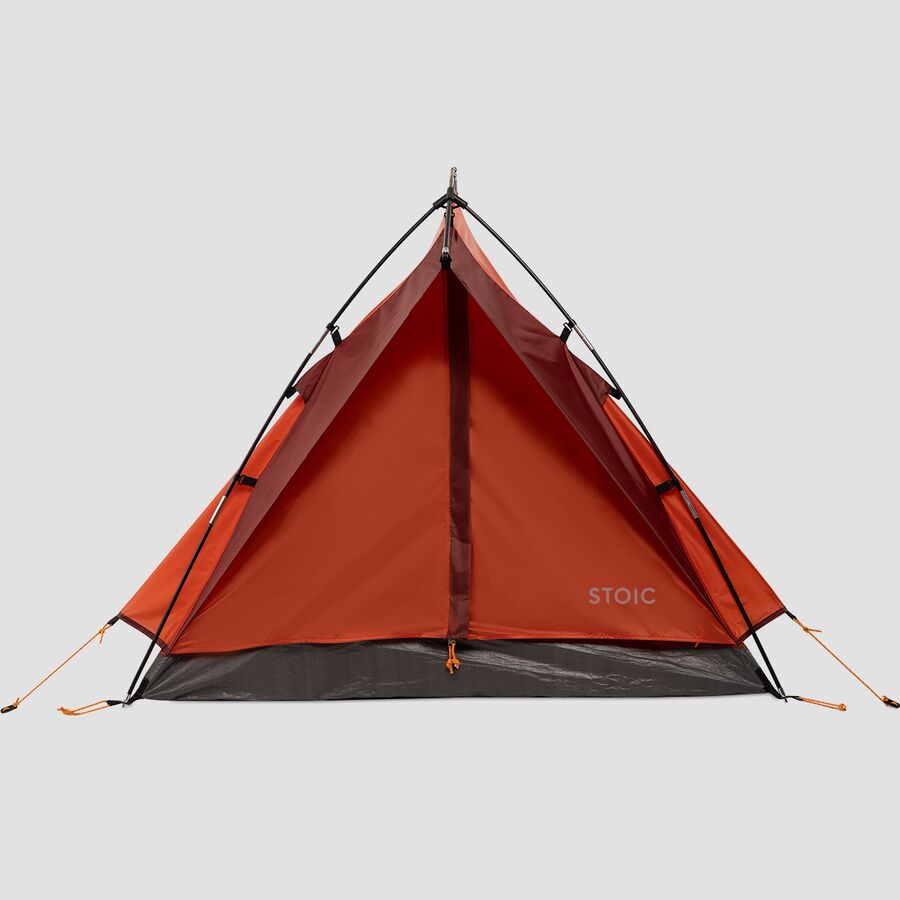 Backcountry Stoic A Frame Tent: 2-Person 3-Season Tigerlily/Red Ochre