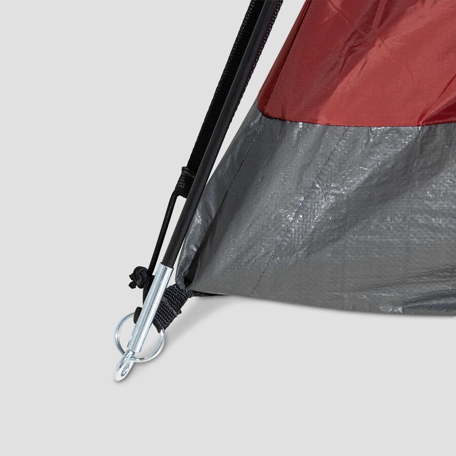 Backcountry Stoic Dome Tent + Vestibule: 4-Person 3-Season Tigerlily/Red Ochre