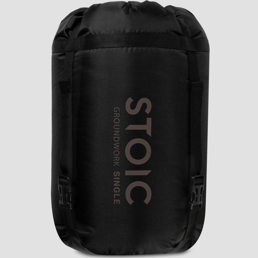 Backcountry Stoic Groundwork Single Sleeping Bag: 20F Synthetic Tigerlily/Potting Soil