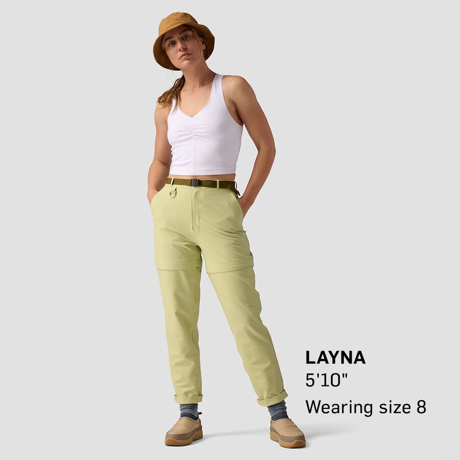 Backcountry Stoic Wander Zip-Off Pant - Women's Margarita