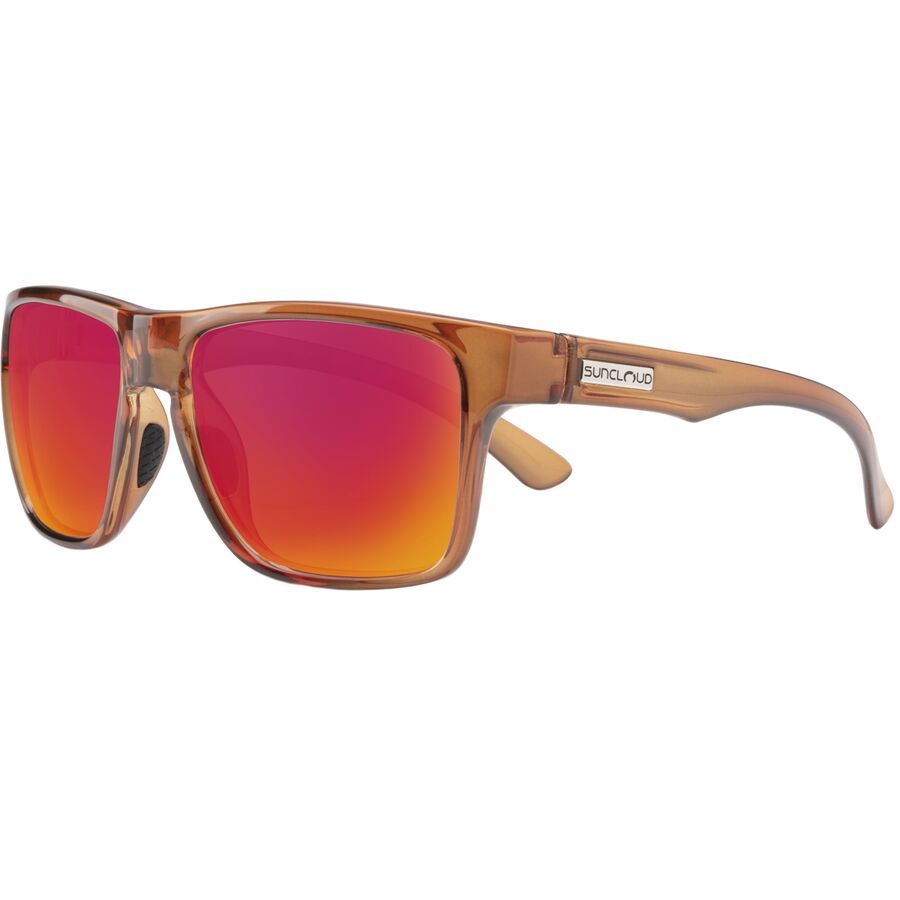 backcountry Suncloud Polarized Optics Rambler Polarized Sunglasses Crystal Amber/Polar Red Mirror