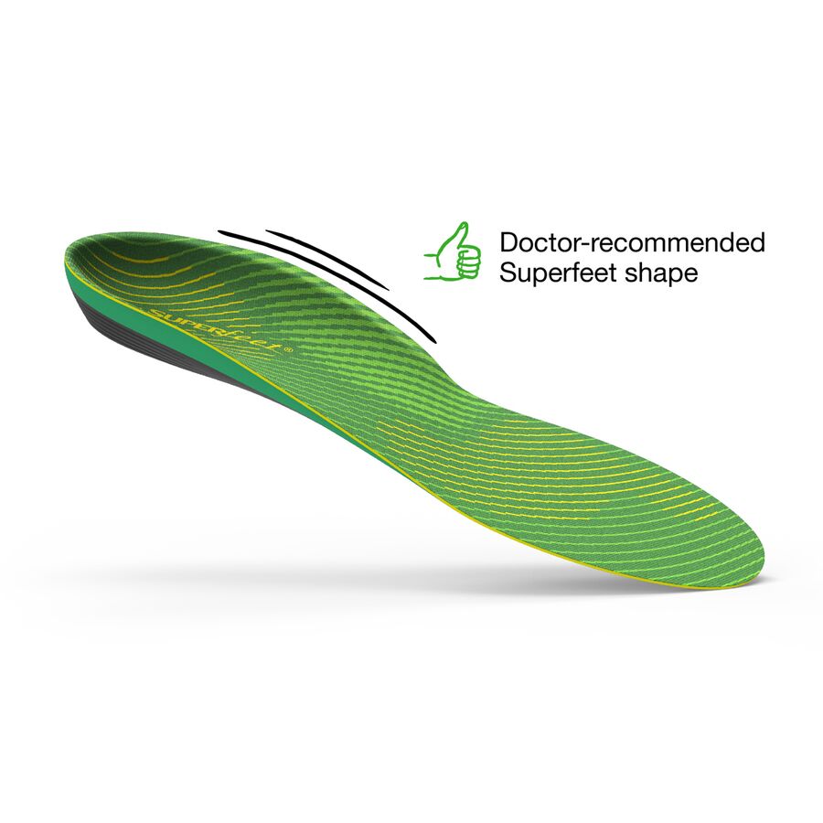 Backcountry Superfeet Run Support High Arch V2 Footbed Citron