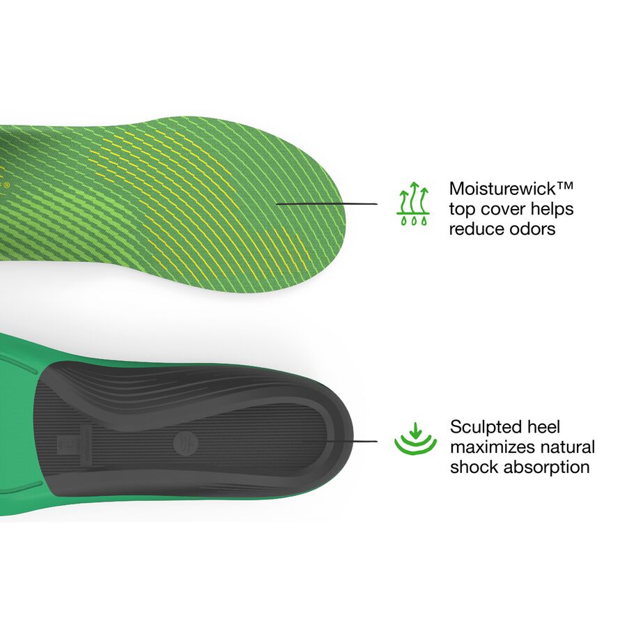 Backcountry Superfeet Run Support High Arch V2 Footbed Citron