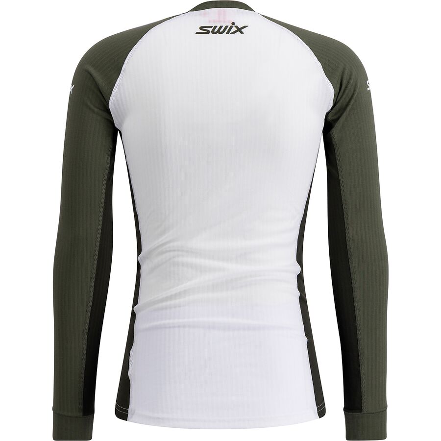 Backcountry Swix RaceX Classic Long-Sleeve Top - Men's Bright White/ Olive