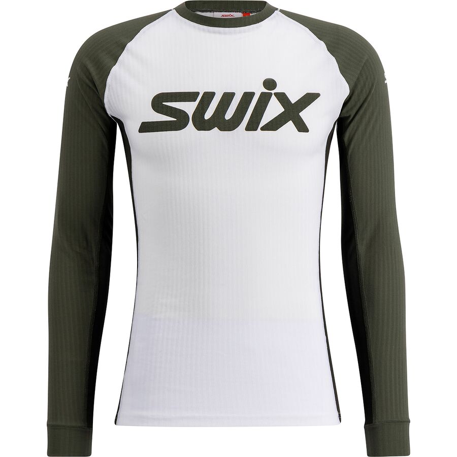 Backcountry Swix RaceX Classic Long-Sleeve Top - Men's Bright White/ Olive