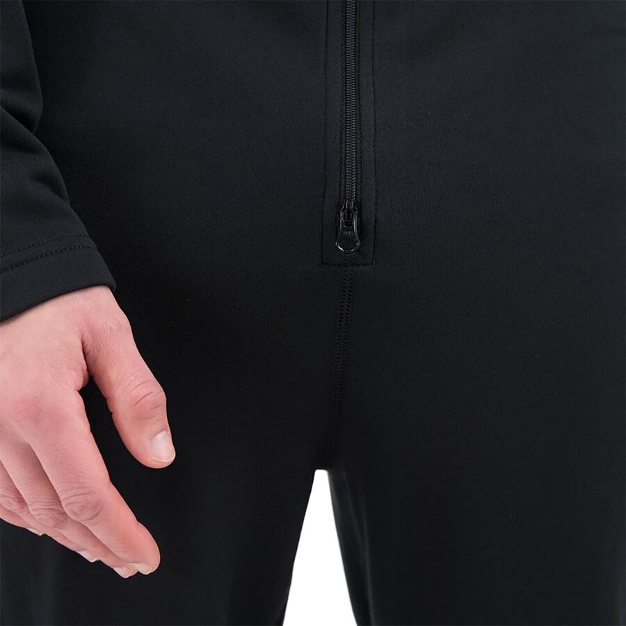 Backcountry Terramar Military Fleece Union Suit One Piece Base Layer Black