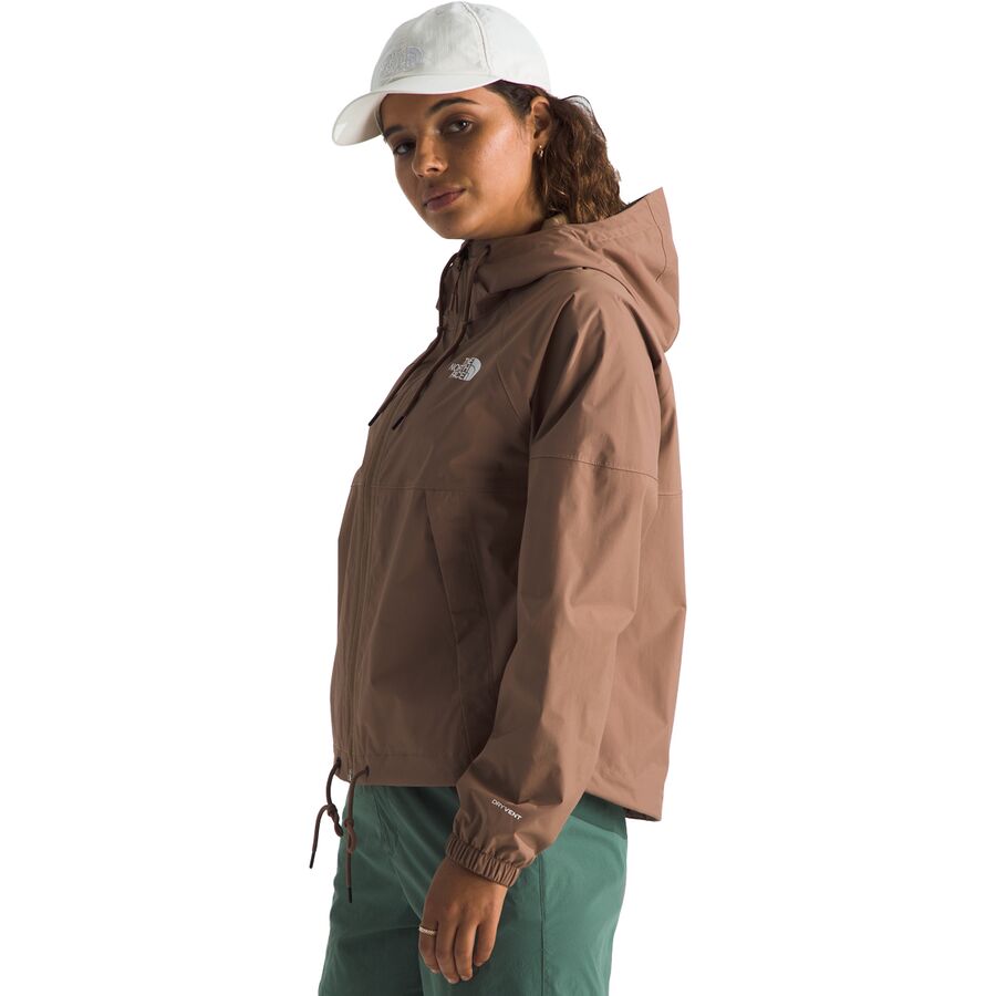 Backcountry The North Face Antora Rain Hooded Jacket - Women's Latte