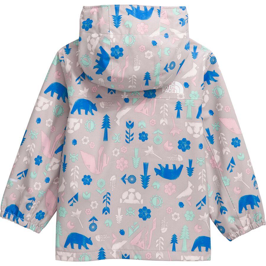 Backcountry The North Face Antora Rain Jacket - Infants' Moonstone Grey Multi Pitch Print