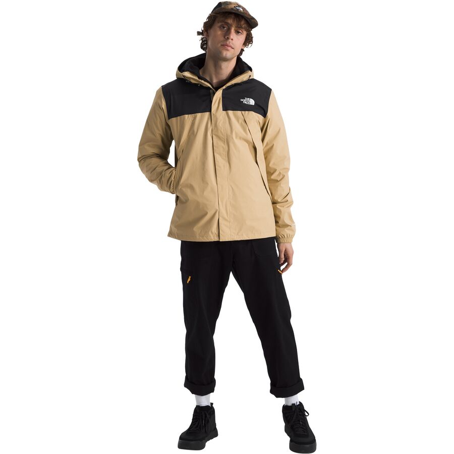 Backcountry The North Face Antora Triclimate Jacket - Men's Khaki Stone/TNF Black
