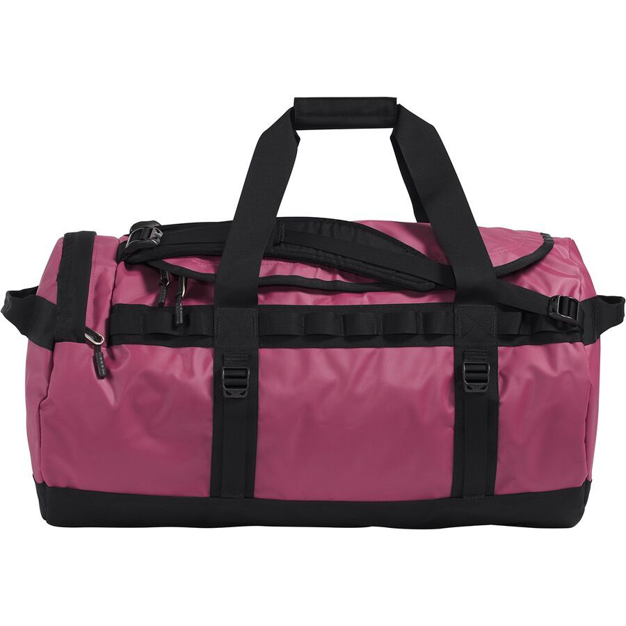 backcountry The North Face Base Camp M 71L Duffel Bag Cyber Berry/TNF Black